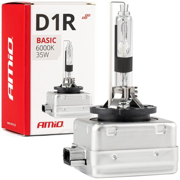 AMiO Żarówka ksenonowa żarnik xenon d1r 35w 6000k amio basic amio-02946