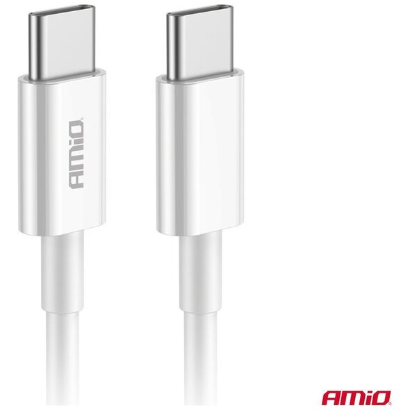 Kabel USB AMiO Kabel do ładowania usb-c - usb-c 60w 100cm fulllink amio-03896