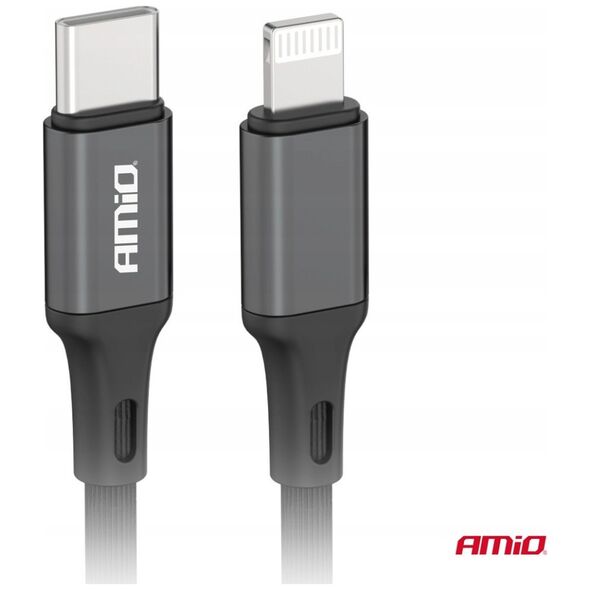 Kabel USB AMiO Kabel do ładowania usb-c - lightning iphone pd 20w 100cm fulllink amio-03904