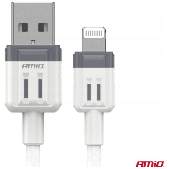 Kabel USB AMiO Kabel do ładowania usb-a - lightning iphone 3a 100cm fulllink amio-03907