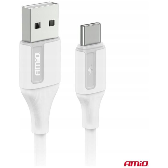 Kabel do ładowania samochodów AMiO Kabel do ładowania usb-a - usb-c 3a 100cm fulllink amio-03917
