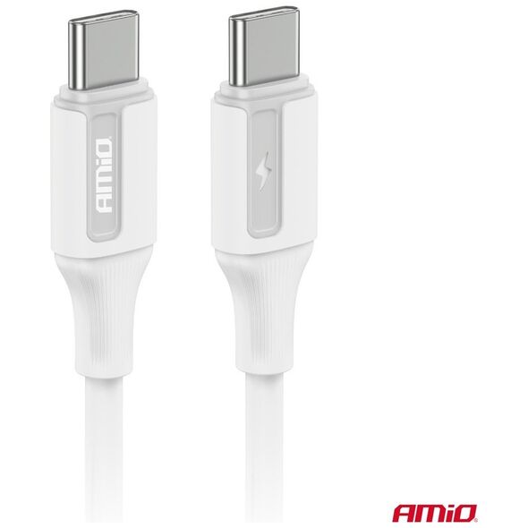 Kabel USB AMiO Kabel do ładowania usb-c - usb-c 60w 100cm fulllink amio-03920