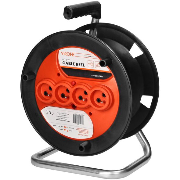 Orno Zwijak bębnowy IP20 4x2P+Z 16A 230V