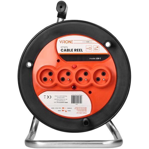 Orno Zwijak bębnowy IP20 4x2P+Z 16A 230V