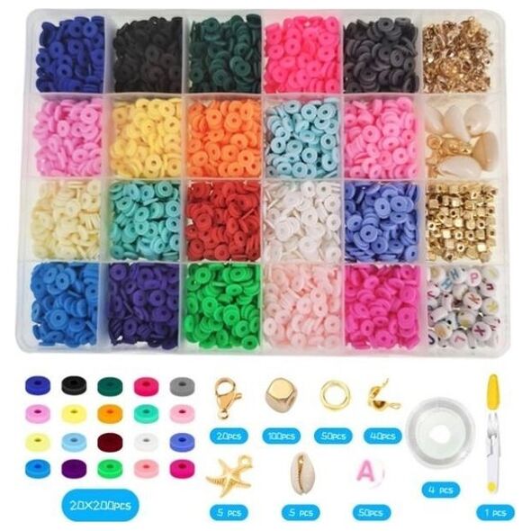 Canal Toys POCKET MONEY Clay Beads Set 4.000 Beads