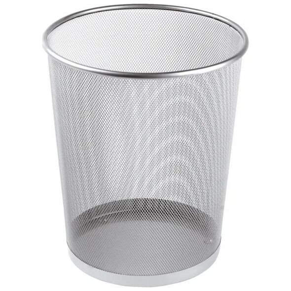 Κάδος απορριμμάτων Stickn Papirkurv tråd metal sølv 18l 13798507 7392265300159