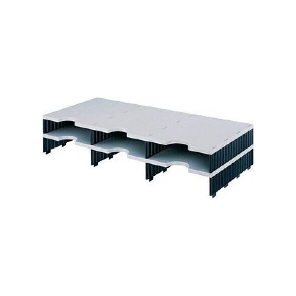 Styro styro Erweiterungsmodule Trio styrodoc/268130298, γκρι/schwarz, 723x140x331mm 13799284 7612176105507