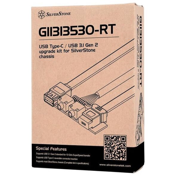 SilverStone SilverStone SST-G11313530-RT - USB Type C, USB3.1 Gen.2 Upgrade kit for SilverStone chassis