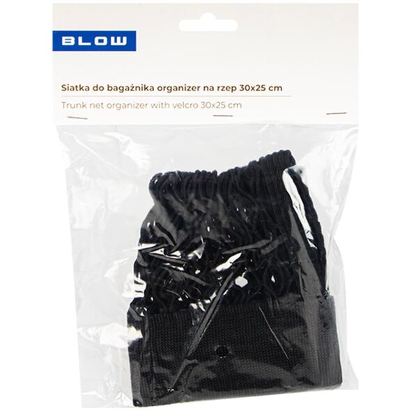 Blow 44-262# Siatka do bagażnika organizer rzep 30x25