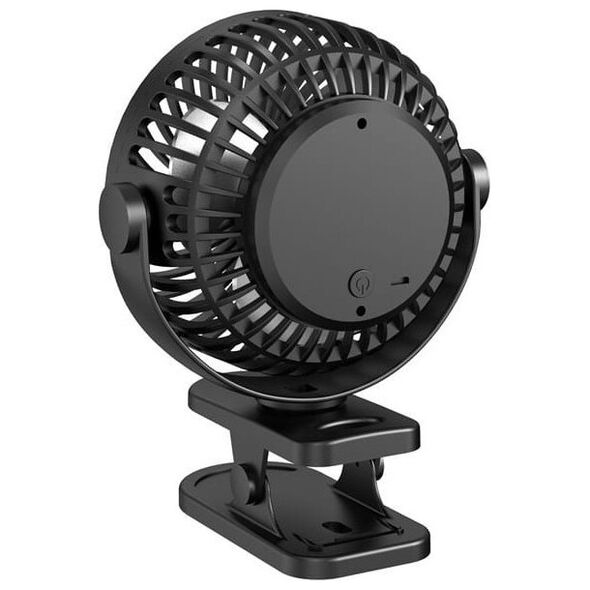 Blow 44-505# Wentylator biurkowy z klipsem 15cm usb+akumulator czarny