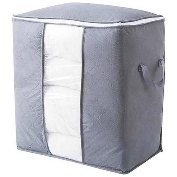Aptel POKROWIEC na Pościel Ubrania 47x43x28cm szary AG900A