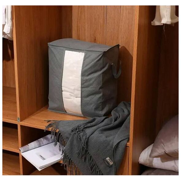 Aptel POKROWIEC na Pościel Ubrania 47x43x28cm szary AG900A