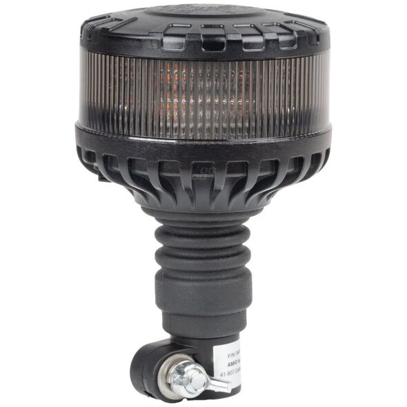 AMiO Lampa ostrzegawcza błyskowa kogut led w28p 12v 24v amio-04107