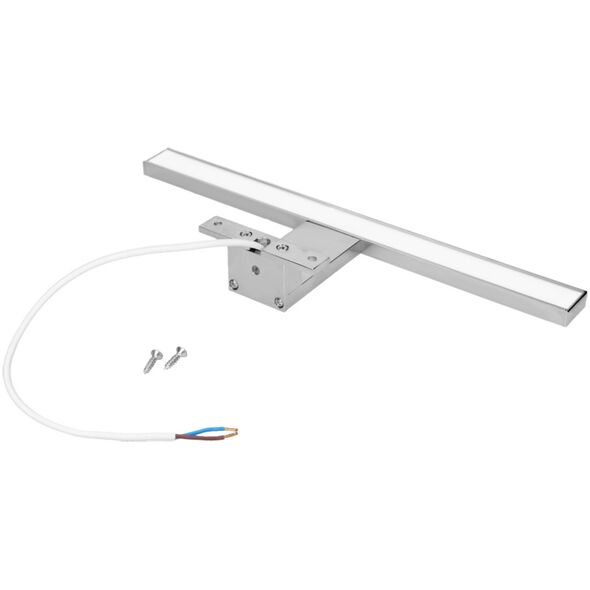 Kinkiet Orno NORTES LED 5W, lampa nad lustro, 320lm, 4000K, dł. 30 cm, aluminium, srebrna