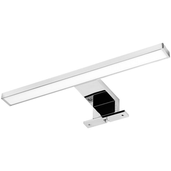 Kinkiet Orno NORTES LED 5W, lampa nad lustro, 320lm, 4000K, dł. 30 cm, plastik, srebrna