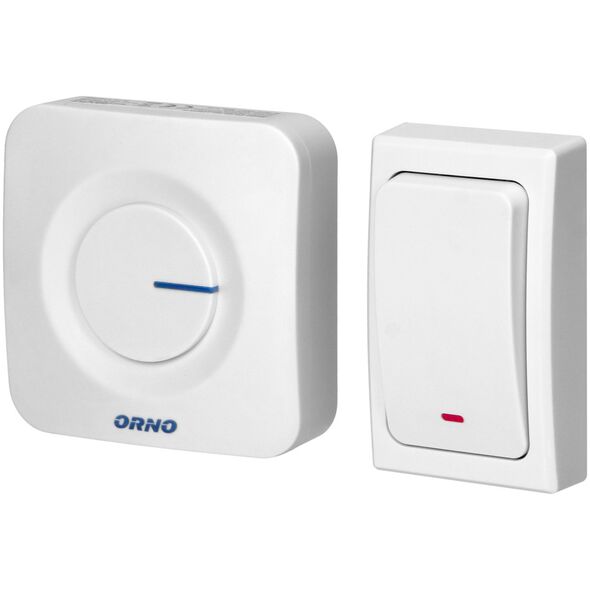 Orno Dzwonek bezprzew. 230V~ bezbateryjny ONDO AC biały (OR-DB-MT-156/W)