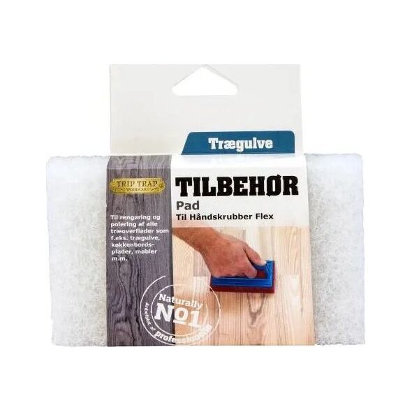 Trifox Pad til håndskrubber flex, hvid 13885096 5708055022576