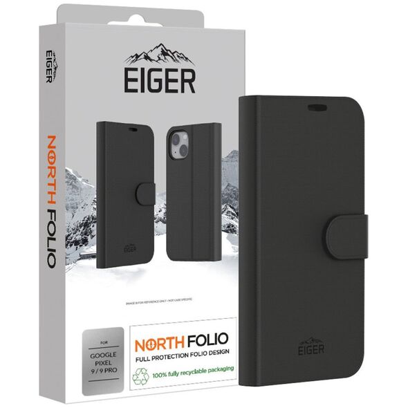 Μαύρη θήκη Eiger Eiger North Folio Google Pixel 9/9 Pro 13920544 5055821775861