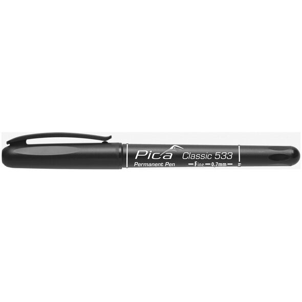 Pica-Marker Pica Permanent Pen, 0,7mm μαύρο / Συσκευασία λιανικής 13934772 4260056156786