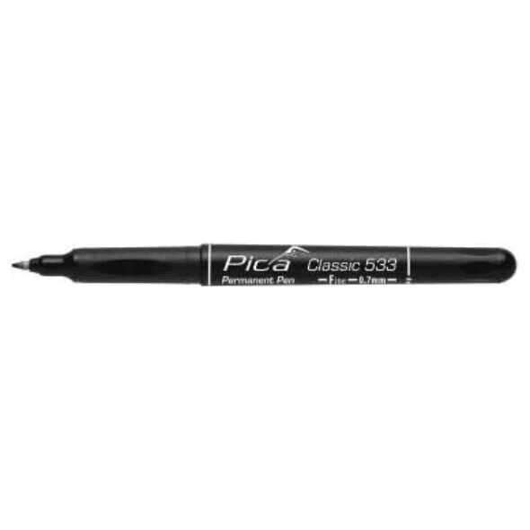 Pica-Marker Pica Permanent Pen, 0,7mm μαύρο / Συσκευασία λιανικής 13934772 4260056156786