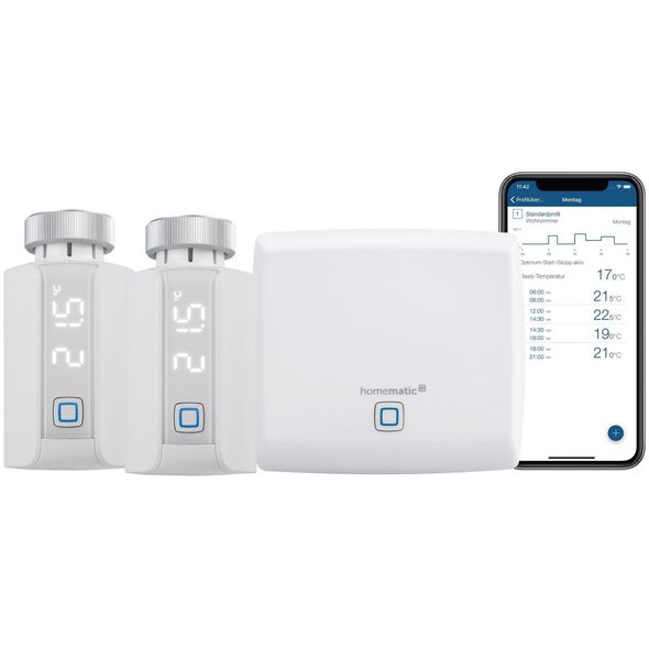 HomeMatic IP Homematic IP Access Point + 2x Heizkörperthermostat Evo 13959288 4029164136147