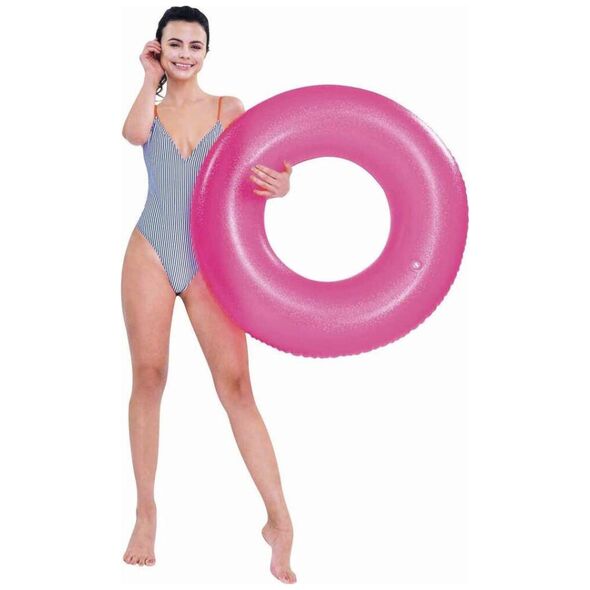 JiLong Kółko do pływania mozaika 90cm 37605 - różowy
