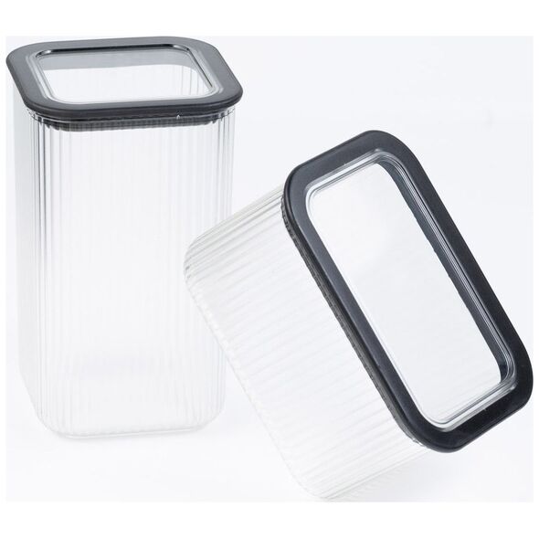 Branq BRANQ - Pojemnik na żywność - plastikowy - kwadratowy - sypkie - 0,72 L