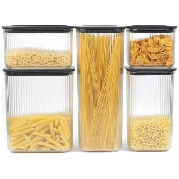 Branq BRANQ - Pojemnik na żywność - plastikowy - kwadratowy - sypkie - 0,72 L