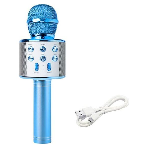 Mikrofon Blow Mikrofon PRM402 BLOW niebieski karaoke