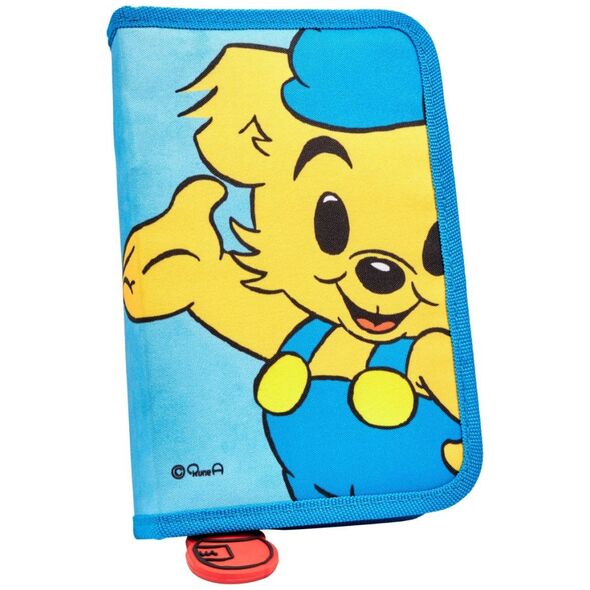 Μολυβοθήκη Vrige Bamse Filled μονόροφο, νάιλον 300D, 20 x 12,8 x 3 εκ. με 8 τριγωνικά στελέχη. μολύβια, 1 τριγωνικό μολύβι, ξύστρα, χάρακας 15 cm, 1 μεγάλη γόμα 13 x 4,5 x 1 cm. Συσκευασμένο κλειστό/φερμουάρ σε polybag. 14002816 5701359799946