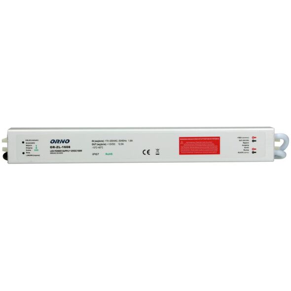 Orno Zasilacz do LED 12VDC 150W, IP67 (OR-ZL-1608)