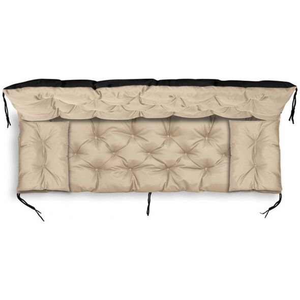 AIO FACTORY ZESTAW OGRODOWY 100x60x50CM + 2 PODUSZKI 42X42 CM BEŻOWY