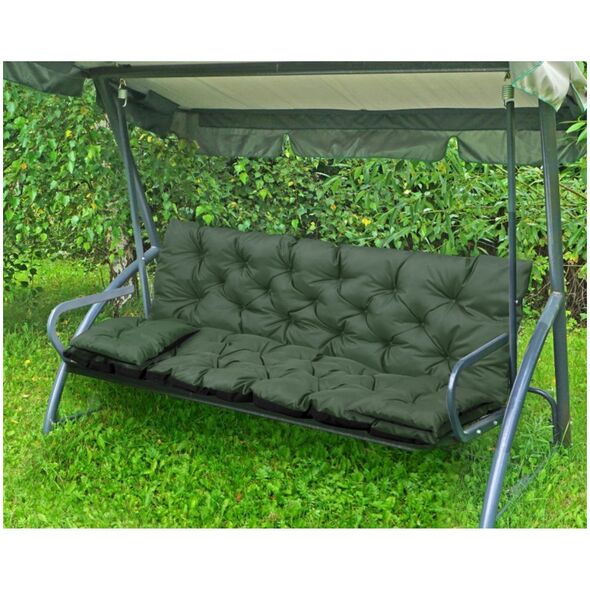 AIO FACTORY ZESTAW OGRODOWY 150x60x50CM + 2 PODUSZKI 42X42 CM ZIELONY