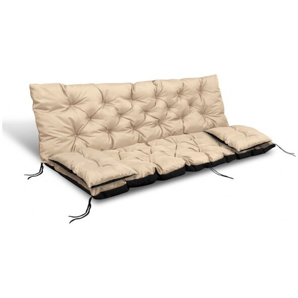 AIO FACTORY ZESTAW OGRODOWY 150x60x50CM + 2 PODUSZKI 42X42 CM BEŻOWY