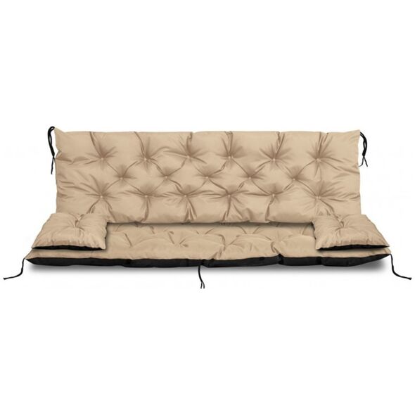 AIO FACTORY ZESTAW OGRODOWY 150x60x50CM + 2 PODUSZKI 42X42 CM BEŻOWY