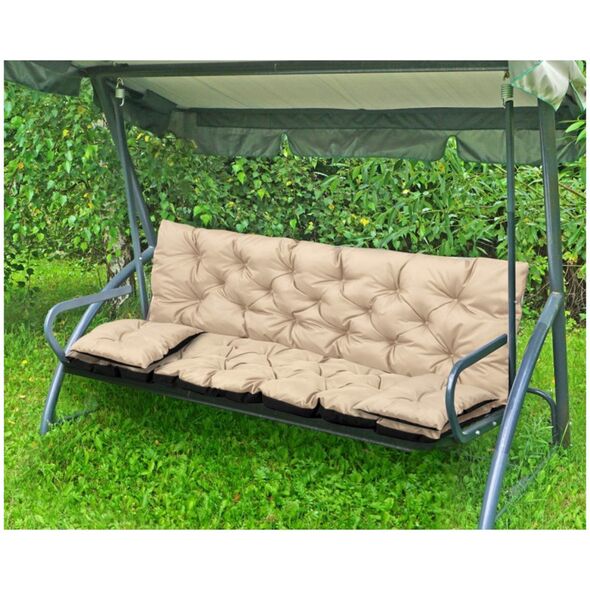 AIO FACTORY ZESTAW OGRODOWY 150x60x50CM + 2 PODUSZKI 42X42 CM BEŻOWY