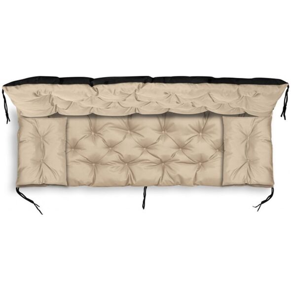 AIO FACTORY ZESTAW OGRODOWY 180x60x50CM + 2 PODUSZKI 42X42 CM BEŻOWY