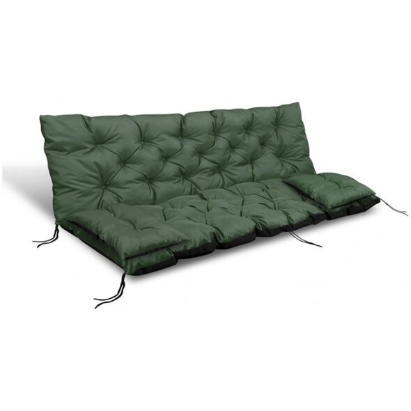 AIO FACTORY ZESTAW OGRODOWY 180x60x50CM + 2 PODUSZKI 42X42 CM ZIELONY