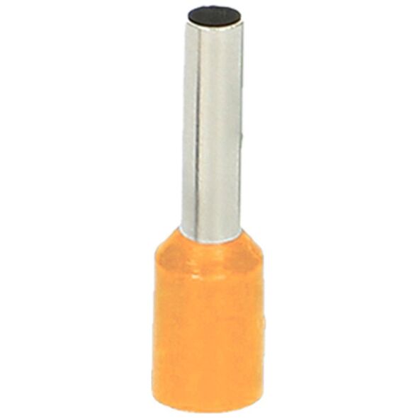 Orno Tulejka izolowana, przekrój maksymalny 4mm?, długość  miedzianej tulejki 10mm, Blister 25 szt.