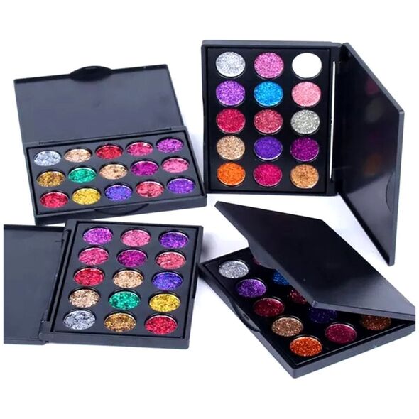 ATL AG861 Paleta cieni 15 kol. brokat