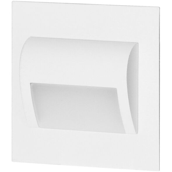 Oprawa schodowa Orno DRACO LED NEW 1,5W, oprawa schodowa podtynkowa, 12VDC, 30lm, 4000K, biała, innowacyjny sposób montażu