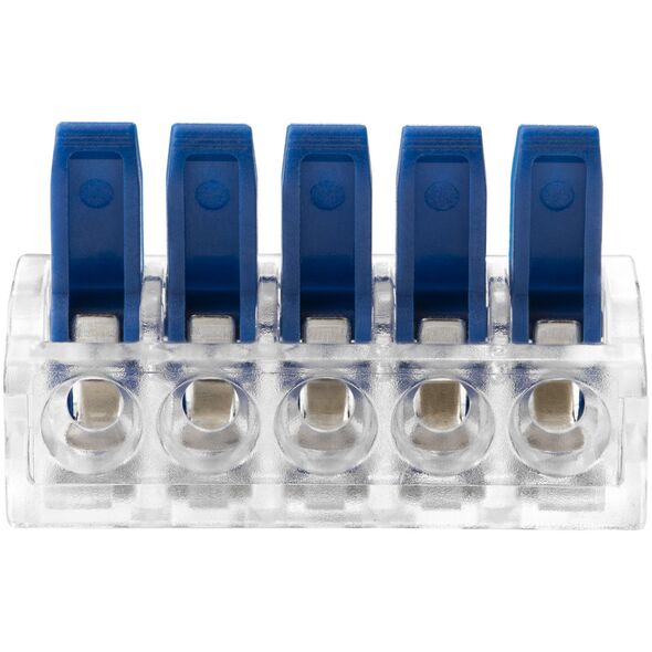 Orno Złączka instalacyjna zaciskowa 5-przewodowa| na dowolny przewód 0,75-4mm?| IEC 450V/32A|Blister 4 szt.