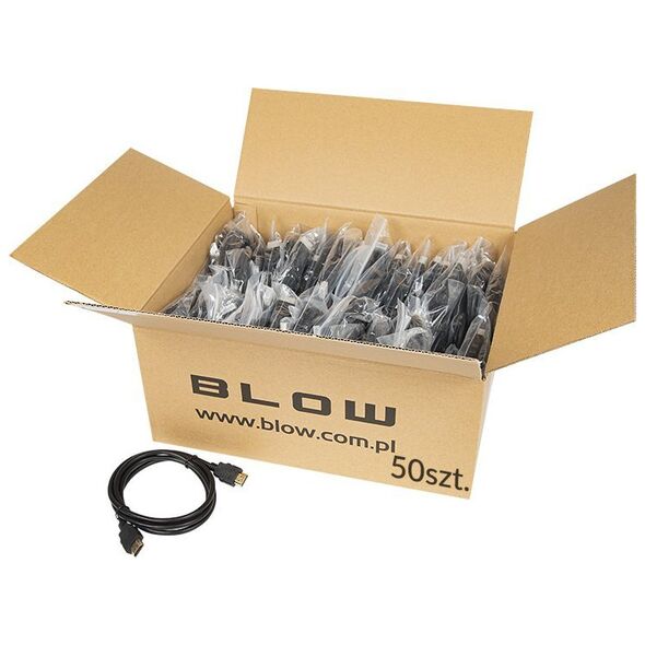 Adapter AV Blow 92-669# Przyłącze hdmi-hdmi 4k 1.5m 50sztuk