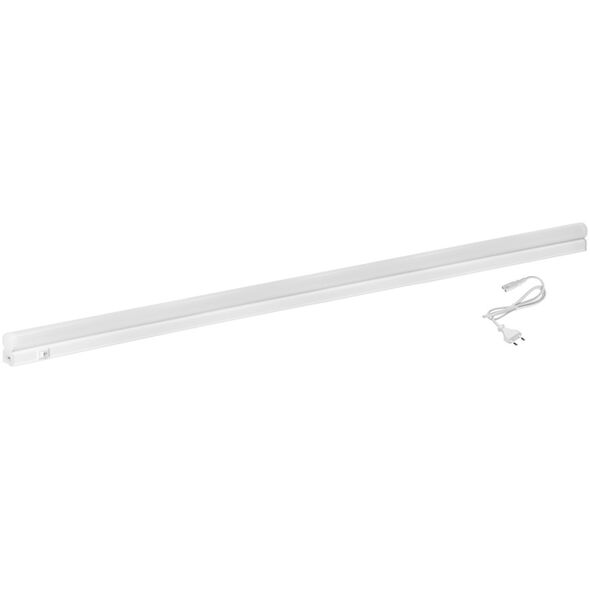 Orno ASTAR LED 12W, oprawa liniowa podszafkowa z przewdowem zasilajacym, 1080lm, 4000K, wtyk 2-pinowy, układ przelotowych złącz, wyłącznik ON/OFF