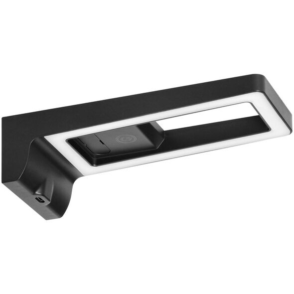 Orno ARTUS lampka podszafkowa LED 3W, 225lm, 4000K, z włącznikiem dotykowym i USB, czarna
