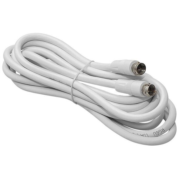 Kabel Blow 4332# Przyłącze wtyk f-wtyk f  3m białe