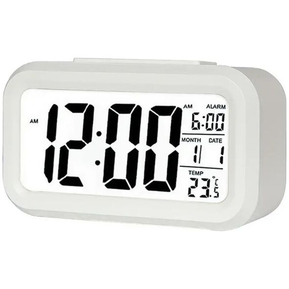 ATL AK240C Cyfrowy budzik white led biały