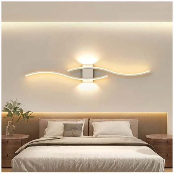 Kinkiet ATL ZD150B Lampa scienna kinkiet biały 60cm   ciepły biały