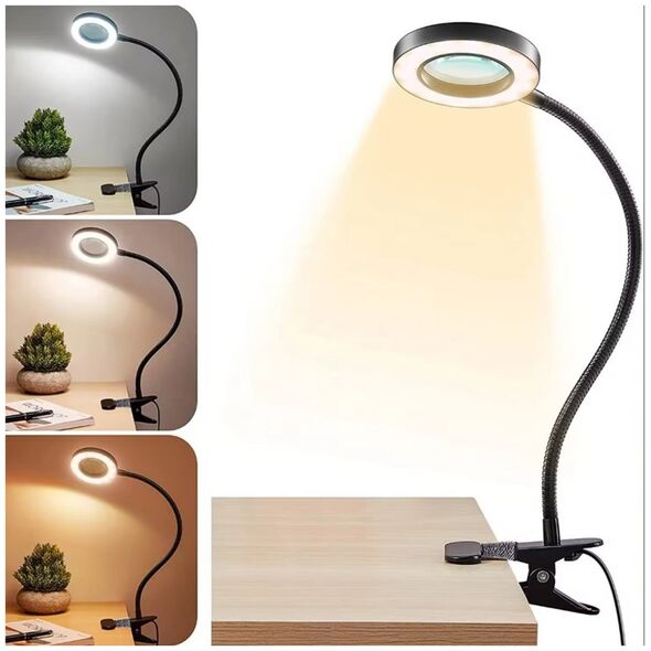 Lampka biurkowa ATL ZD67F Lampa pierścieniowa do selfie       uchwyt
