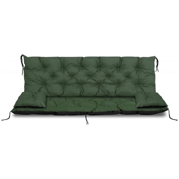 AIO FACTORY ZESTAW OGRODOWY 120x60x50CM + 2 PODUSZKI 42X42 CM ZIELONY